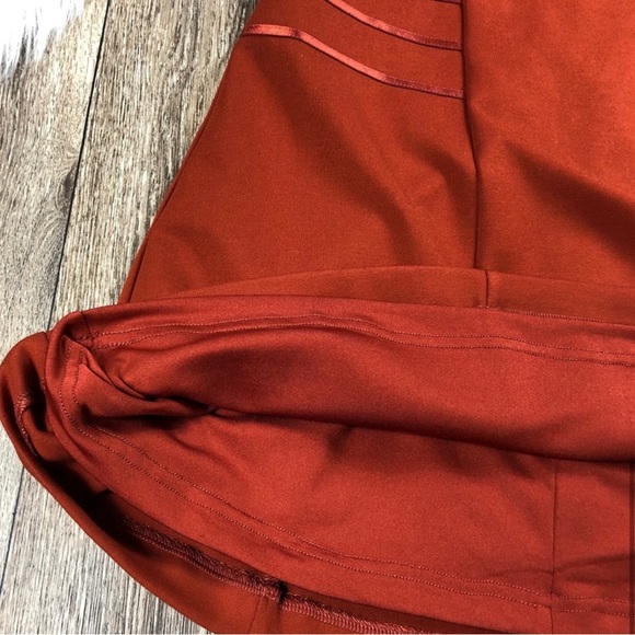 Ali & Jay Burnt Orange Fit-N-Flare Sheath Dress - Picture 5 of 6